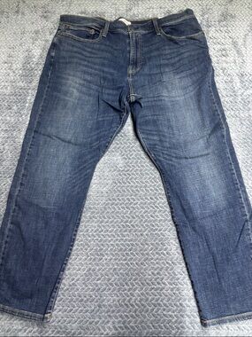 Lucky Brand Men's Dark Blue Straight Jeans 40x30